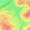 Dziesiąta topographic map, elevation, terrain