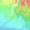 Jayapura topographic map, elevation, terrain
