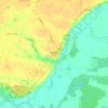 Pyzdry topographic map, elevation, terrain