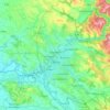 Castres topographic map, elevation, terrain