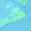 Fripp Island topographic map, elevation, terrain