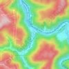 War topographic map, elevation, terrain