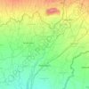 Kishanganj district topographic map, elevation, terrain