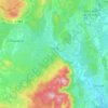 Sauve topographic map, elevation, terrain