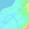 Wapoga River topographic map, elevation, terrain