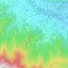 Gambasca topographic map, elevation, terrain