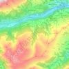 Obersaxen-Mundaun topographic map, elevation, terrain