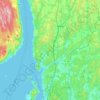 Vestby topographic map, elevation, terrain