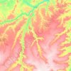 Uruçuí topographic map, elevation, terrain