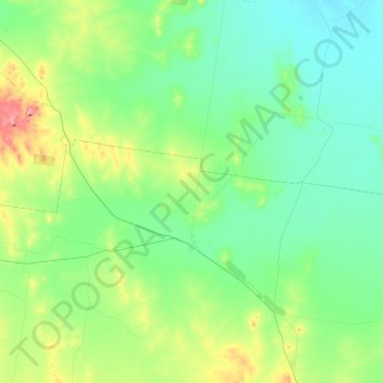 Ungarie topographic map, elevation, terrain