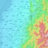 雲林縣 topographic map, elevation, terrain