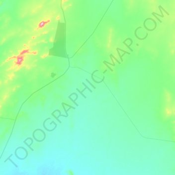 Gilgunnia topographic map, elevation, terrain