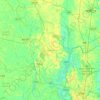 Savar Subdistrict topographic map, elevation, terrain