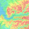 Kerewan topographic map, elevation, terrain