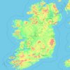 Ireland topographic map, elevation, terrain