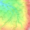 Litomyšl topographic map, elevation, terrain