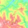 Lacedonia topographic map, elevation, terrain