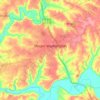 Mount Washington topographic map, elevation, terrain