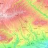Yongshou County topographic map, elevation, terrain