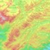 Mury topographic map, elevation, terrain