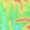 Slătioara topographic map, elevation, terrain