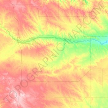 Whistle Creek Precinct topographic map, elevation, terrain