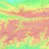 Ноҳияи Айнӣ topographic map, elevation, terrain