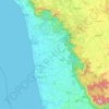 Udupi district topographic map, elevation, terrain