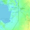 South Yunderup topographic map, elevation, terrain
