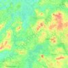 Ballyjamesduff Municipal District topographic map, elevation, terrain