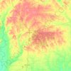 Vernon Parish topographic map, elevation, terrain