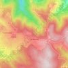 Le Bessat topographic map, elevation, terrain