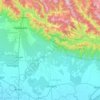 Lalkuan topographic map, elevation, terrain