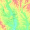 Clarke County topographic map, elevation, terrain