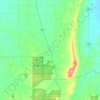 Toolleen topographic map, elevation, terrain