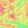 Vnukovo topographic map, elevation, terrain