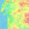 Alentejo topographic map, elevation, terrain