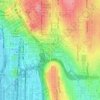 Little Saigon topographic map, elevation, terrain