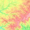 Robertson County topographic map, elevation, terrain