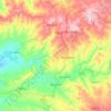 Bensekrane topographic map, elevation, terrain