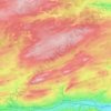 Henshaw topographic map, elevation, terrain