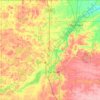 Rice County topographic map, elevation, terrain