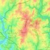 Wheaton topographic map, elevation, terrain