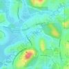 Lower East Wetland topographic map, elevation, terrain