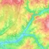 Saint-Priest-Taurion topographic map, elevation, terrain