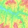 Havlíčkův Brod topographic map, elevation, terrain