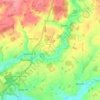 Thundridge topographic map, elevation, terrain