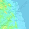 Peureulak topographic map, elevation, terrain
