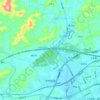 Luoqiao Subdistrict topographic map, elevation, terrain