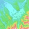 Waiho River topographic map, elevation, terrain